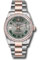 Rolex Datejust 36 Steel and Pink Gold - Diamond Bezel - Oyster Style No: 126281rbr slgro