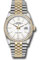 Rolex Datejust 36 Steel and Yellow Gold - Diamond Bezel - Jubilee Style No: 126283RBR wij