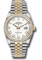 Rolex Datejust 36 Steel and Yellow Gold - Diamond Bezel - Jubilee Style No: 126283RBR wrj