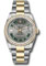 Rolex Datejust 36 Steel and Yellow Gold - Diamond Bezel - Oyster Style No: 126283rbr slgro
