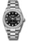 Rolex Datejust 36 Steel and White Gold - Diamond Bezel - Oyster Style No: 126284RBR bkdo