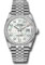 Rolex Datejust 36 Steel and White Gold - Diamond Bezel - Jubilee Style No: 126284RBR mdj