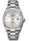Rolex Datejust 36 Steel and White Gold - Diamond Bezel - Oyster Style No: 126284RBR sio