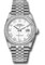 Rolex Datejust 36 Steel and White Gold - Diamond Bezel - Jubilee Style No: 126284RBR wrj