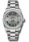 Rolex Datejust 36 Steel and White Gold - Diamond Bezel - Oyster Style No: 126284rbr slgro