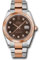Rolex Datejust 41 Steel and Pink Gold - Smooth Bezel - Oyster Style No: 126301 chodo