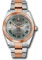 Rolex Datejust 41 Steel and Pink Gold - Smooth Bezel - Oyster Style No: 126301 slgro