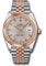 Rolex Datejust 41 Steel and Pink Gold - Smooth Bezel - Jubilee Style No: 126301 sudj