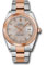 Rolex Datejust 41 Steel and Pink Gold - Smooth Bezel - Oyster Style No: 126301 sudo