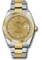 Rolex Datejust 41 Steel and Yellow Gold - Smooth Bezel - Oyster Style No: 126303 chdo