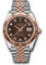 Rolex Datejust 41 Steel and Pink Gold - Fluted Bezel - Jubilee Style No: 126331 chodj