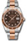 Rolex Datejust 41 Steel and Pink Gold - Fluted Bezel - Oyster Style No: 126331 chodo