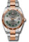 Rolex Datejust 41 Steel and Pink Gold - Fluted Bezel - Oyster Style No: 126331 slgro