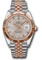 Rolex Datejust 41 Steel and Pink Gold - Fluted Bezel - Jubilee Style No: 126331 sudj