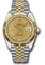 Rolex Datejust 41 Steel and Yellow Gold - Fluted Bezel - Jubilee Style No: 126333 chdj