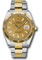 Rolex Datejust 41 Steel and Yellow Gold - Fluted Bezel - Oyster Style No: 126333 chio
