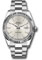 Rolex Datejust 41 Steel and White Gold - Fluted Bezel - Oyster Style No: 126334 sio