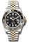 Rolex GMT-Master II Steel and Yellow Gold Style No: 126713grnr bkj