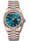 Rolex Day-Date 36 Everose Gold - Fluted Bezel - Diamond President Style No: 128235 blgrbddp