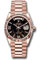 Rolex Day-Date 36 Everose Gold - Fluted Bezel - President Style No: 128235 edr69p