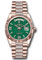 Rolex Day-Date 36 Everose Gold - Fluted Bezel - Diamond President Style No: 128235 gavdidrdp