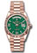 Rolex Day-Date 36 Everose Gold - Fluted Bezel - President Style No: 128235 gavdidrp