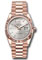 Rolex Day-Date 36 Everose Gold - Fluted Bezel - President Style No: 128235 sbdp