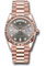 Rolex Day-Date 36 Everose Gold - Fluted Bezel - President Style No: 128235 sldp