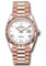 Rolex Day-Date 36 Everose Gold - Fluted Bezel - President Style No: 128235 wbdrp