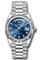 Rolex Day-Date 36 Platinum - Fluted Bezel - President Style No: 128236 blbdp