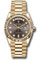 Rolex Day-Date 36 Yellow Gold - Fluted Bezel - President Style No: 128238 dkgdp