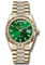 Rolex Day-Date 36 Yellow Gold - Fluted Bezel - Diamond President Style No: 128238 grbddp