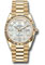 Rolex Day-Date 36 Yellow Gold - Fluted Bezel - President Style No: 128238 mdp