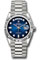 Rolex Day-Date 36 White Gold - Fluted Bezel - President Style No: 128239 blodp