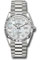 Rolex Day-Date 36 White Gold - Fluted Bezel - President Style No: 128239 mdp