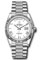 Rolex Day-Date 36 White Gold - Fluted Bezel - Diamond President Style No: 128239 wbdrdp