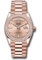Rolex Day-Date 36 Everose Gold - 52 Dia Bezel - President Style No: 128345RBR rodp