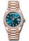 Rolex Day-Date 36 Everose Gold - 52 Dia Bezel - President Style No: 128345rbr blgrbdp