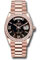 Rolex Day-Date 36 Everose Gold - 52 Dia Bezel - President Style No: 128345rbr eididrp