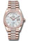 Rolex Day-Date 36 Everose Gold - 52 Dia Bezel - Diamond President Style No: 128345rbr mbddp