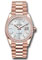 Rolex Day-Date 36 Everose Gold - 52 Dia Bezel - President Style No: 128345rbr mbdp