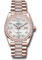 Rolex Day-Date 36 Everose Gold - 52 Dia Bezel - Diamond President Style No: 128345rbr mddp