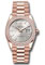 Rolex Day-Date 36 Everose Gold - 52 Dia Bezel - President Style No: 128345rbr sbdp