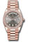 Rolex Day-Date 36 Everose Gold - 52 Dia Bezel - President Style No: 128345rbr sldp