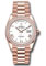 Rolex Day-Date 36 Everose Gold - 52 Dia Bezel - President Style No: 128345rbr wbdrp