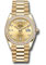 Rolex Day-Date 36 Yellow Gold - 52 Dia Bezel - President Style No: 128348RBR chdp