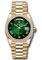 Rolex Day-Date 36 Yellow Gold - 52 Dia Bezel - President Style No: 128348rbr grobdrp