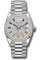 Rolex Day-Date 36 White Gold - 52 Dia Bezel - President Style No: 128349RBR dprsp