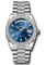 Rolex Day-Date 36 White Gold - 52 Dia Bezel - Diamond President Style No: 128349rbr blbddp