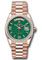 Rolex Day-Date 36 Everose Gold - 52 Dia Bezel - President Style No: 128395tbr gavdidrp
